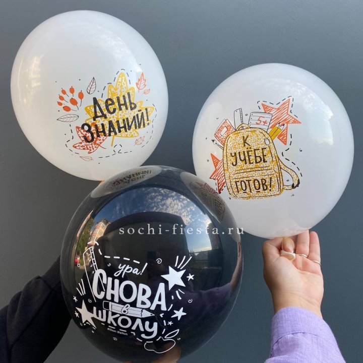 Воздушный шар к 1 сентября в Калуге