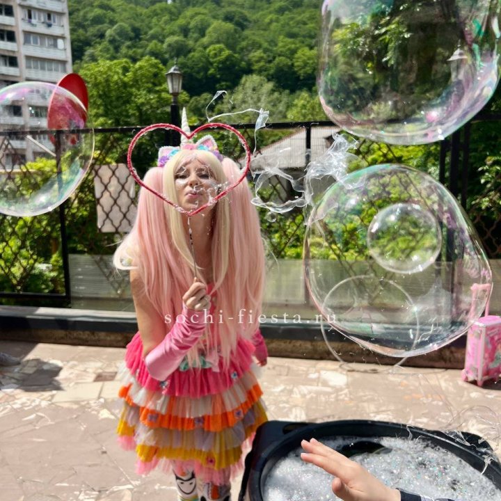 Шоу мыльных пузырей в Калуге