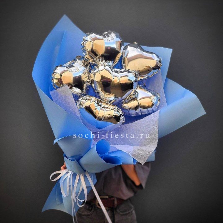 Букет из шаров сердец  №2 в Калуге