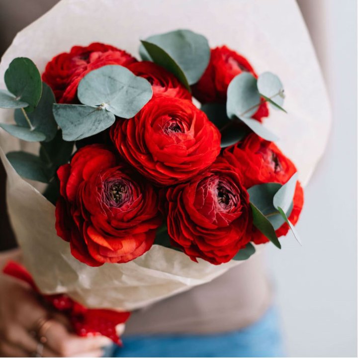 Букет ранункулюсов  в Калуге