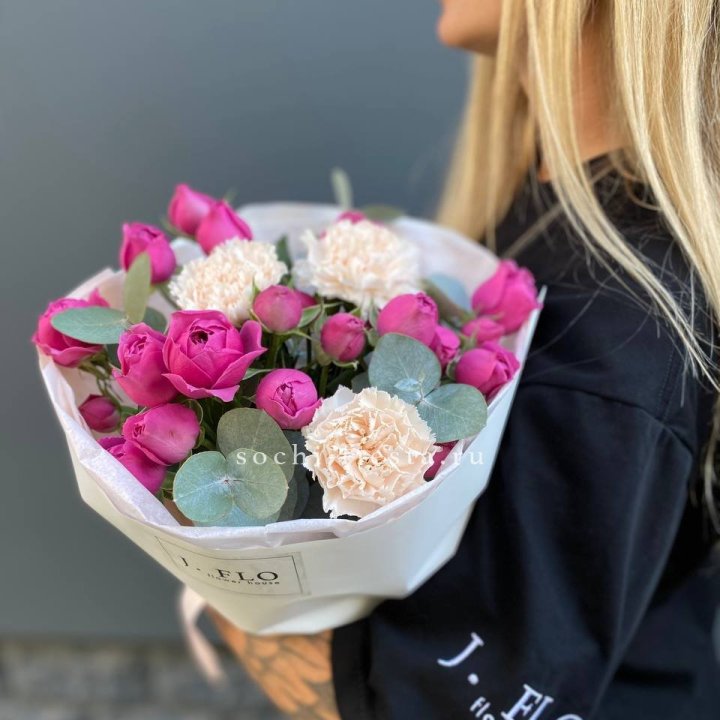 Букет с мисти бабблс №2 в Калуге