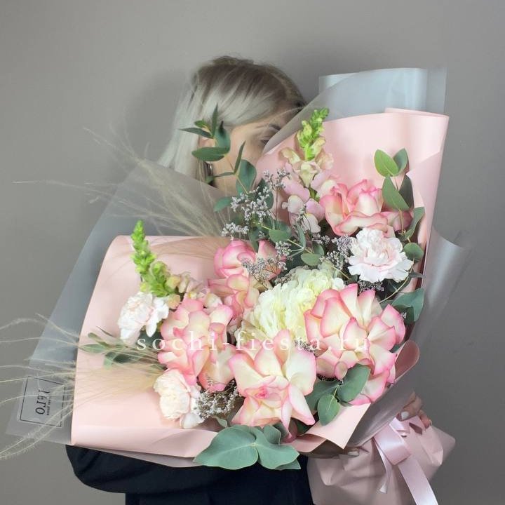  Букет  "Закат для неё" в Калуге