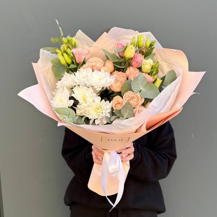 Букет "Персиковая нежность" в Калуге