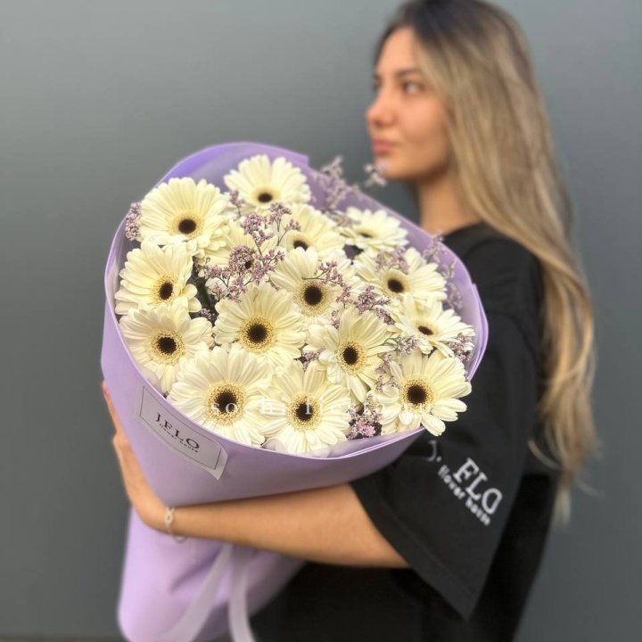 Букет голландских гербер "Лавандер" в Калуге