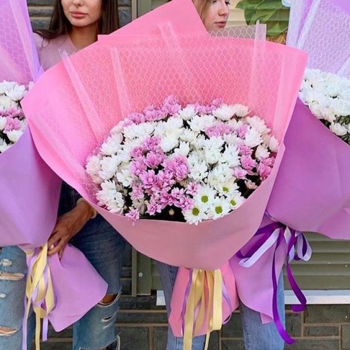 Букет хризантем №3 в Калуге