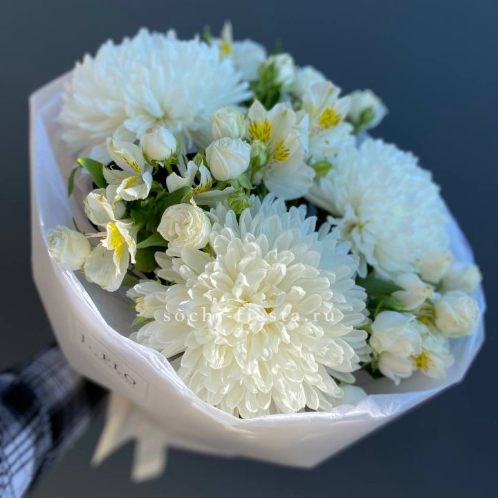 Букет из хризантем "Миранда" в Калуге