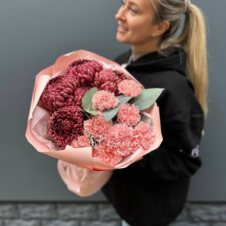 Дуо диантусы и бигуди в Калуге