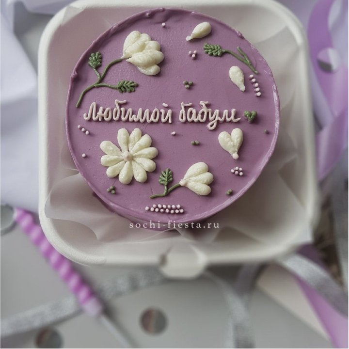 Бенто-торт "Любимой бабуле" в Калуге