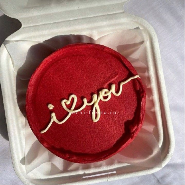 Бенто-торт "Я тебя люблю бесконечно" в Калуге