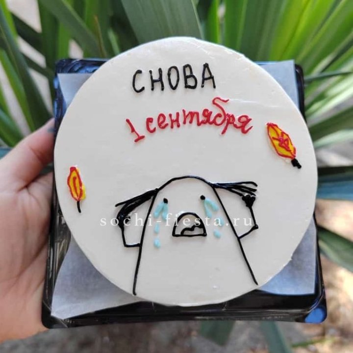 Бенто-торт "Не опять, а снова..." в Калуге