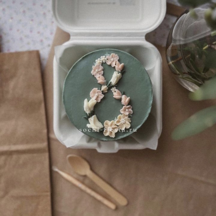 Бенто-торт "8 марта" green  в Калуге