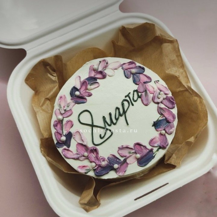 Бенто-торт "8 марта цветы"  в Калуге