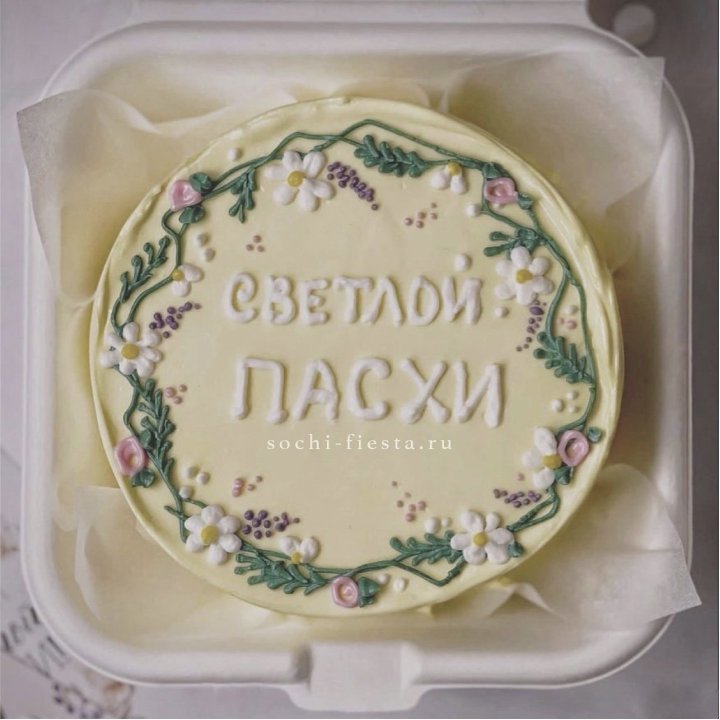 Бенто-торт "Светлой Пасхи" 2 в Калуге