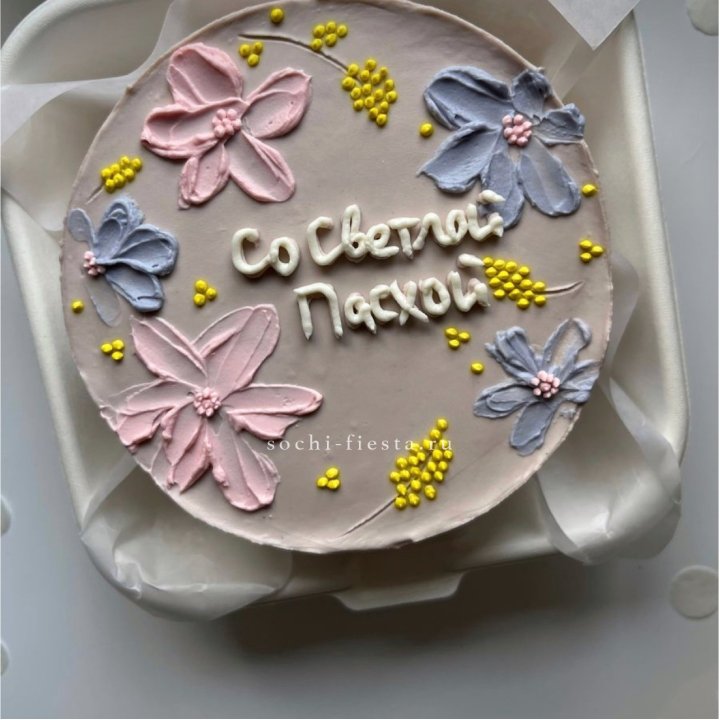 Бенто-торт "Светлой Пасхи" 3 в Калуге