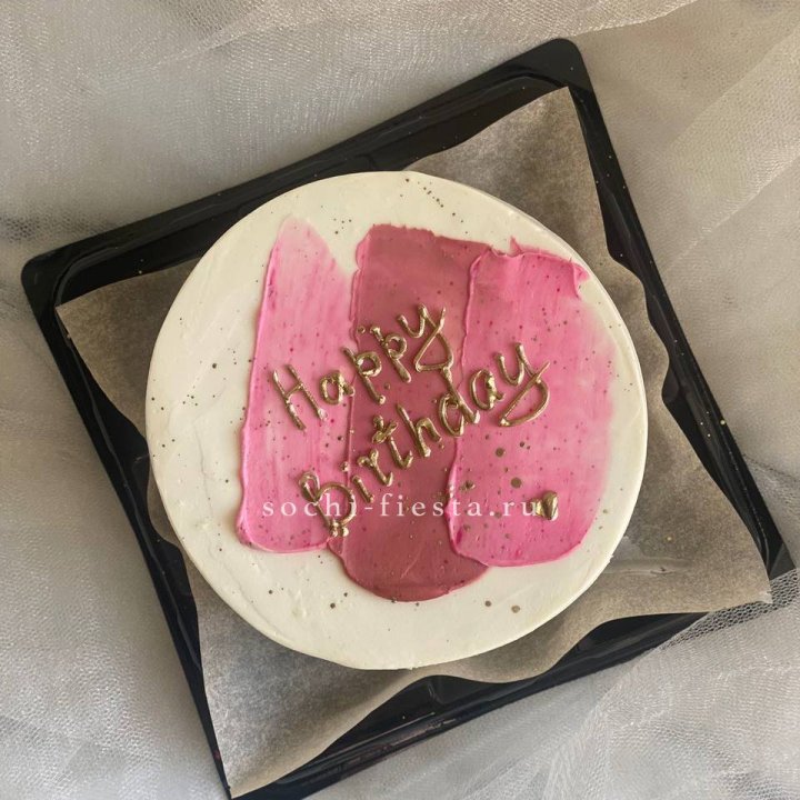 Бенто-торт "С днём рождения" пастель в Калуге