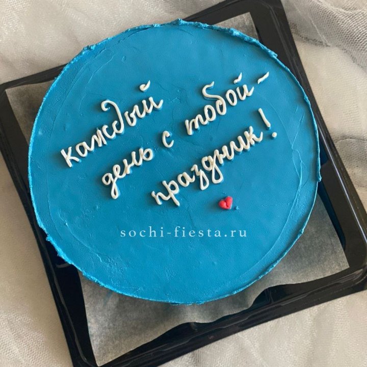 Бенто-торт "Каждый день с тобой праздник"  в Калуге