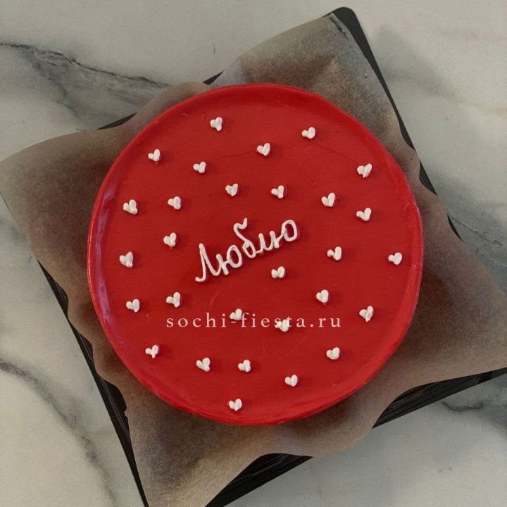 Бенто-торт "Люблю" в Калуге