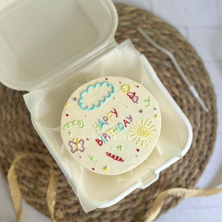 Бенто-торт "С днем рождения!"  в Калуге