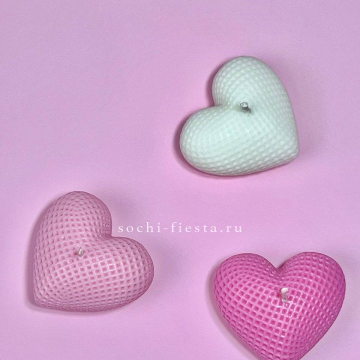 Набор свеч сердец в Калуге