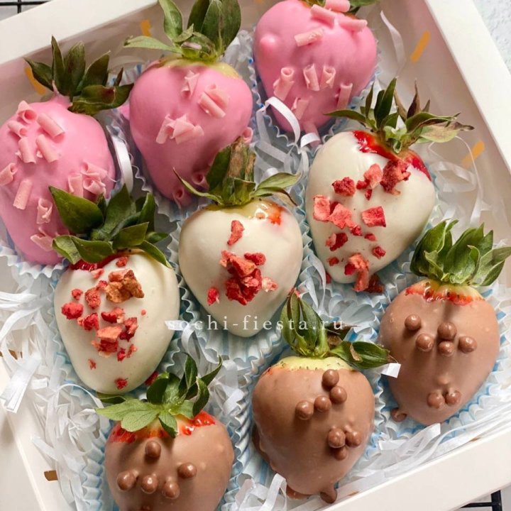 Клубника в шоколаде 9 ягод в Калуге