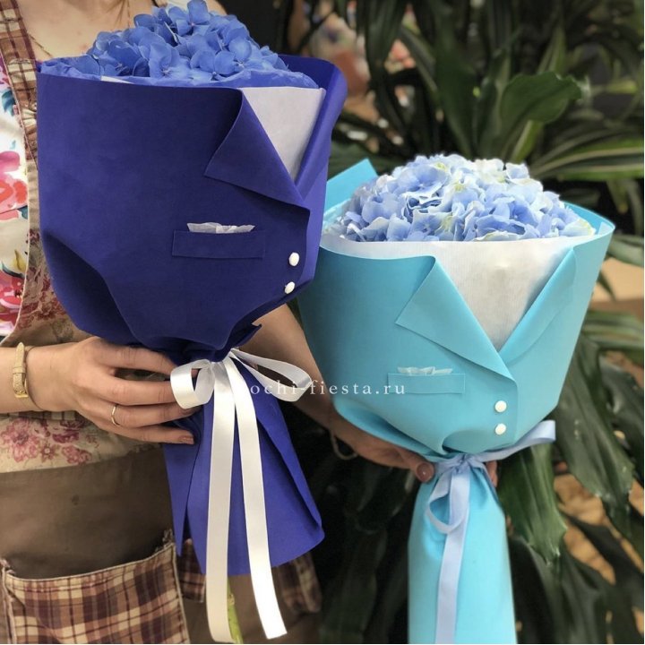 Букет с гортензией с пиджаком в Калуге