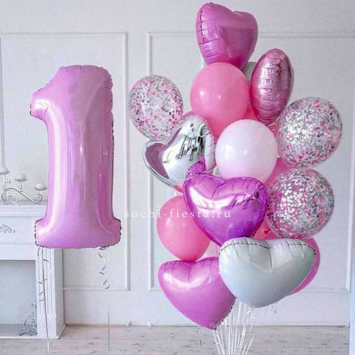 Набор шаров "С днем рождения" в Калуге