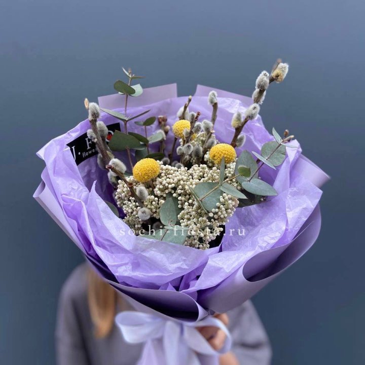 Букет с Вербой №1 в Калуге