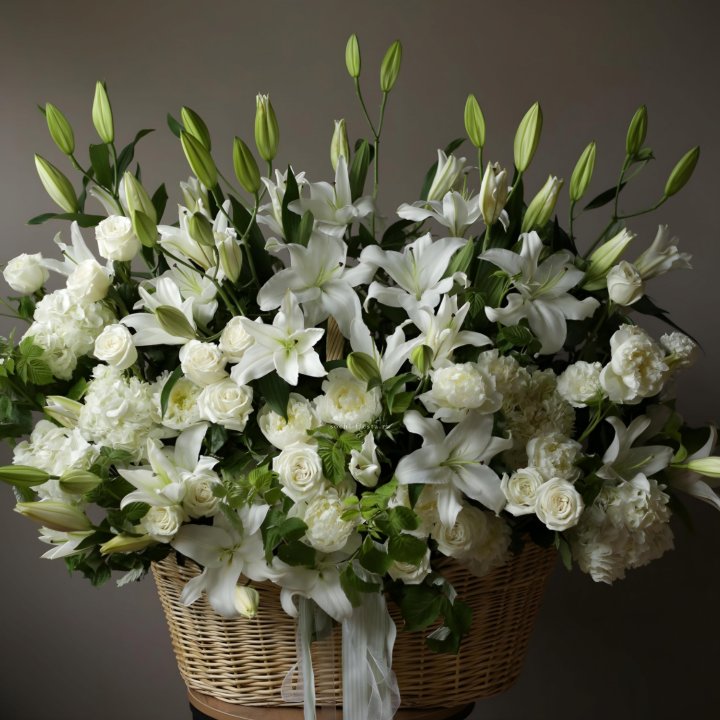 Цветочная корзина макси №3 в Калуге