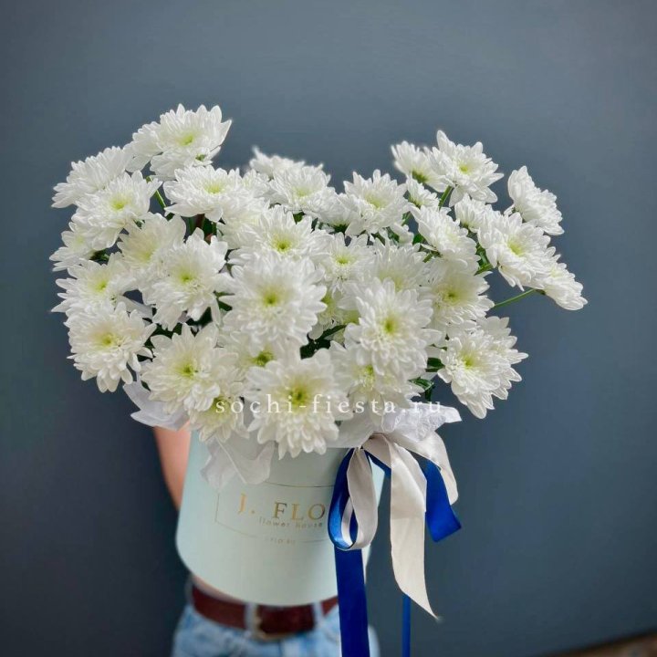 Коробка с хризантемами №3 в Калуге