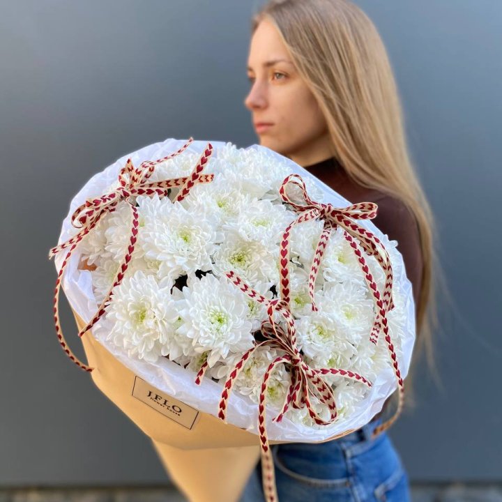 Букет "Хризантемы с любовью" в Калуге