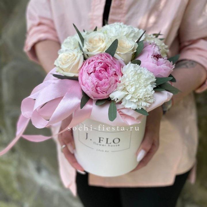 Цветочный бокс мини №2 в Калуге