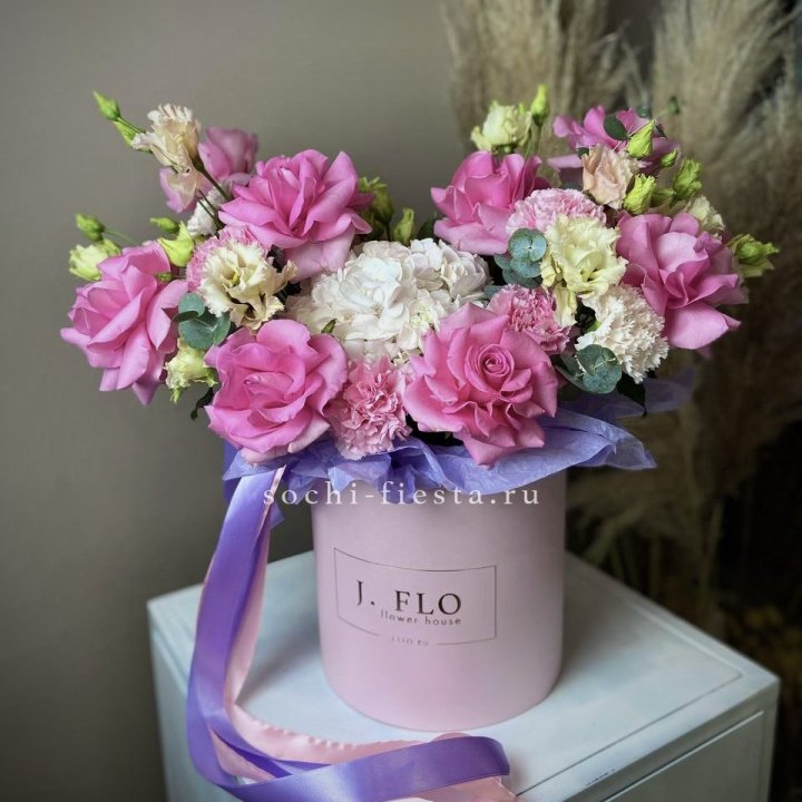 Цветочная коробка "Мишель" в Калуге