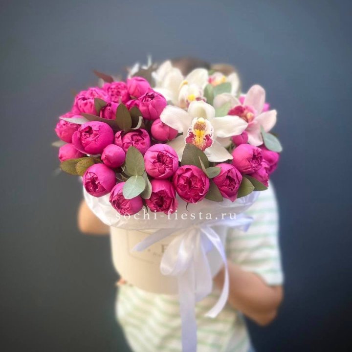 Бокс дуо мисти и орхидеи в Калуге