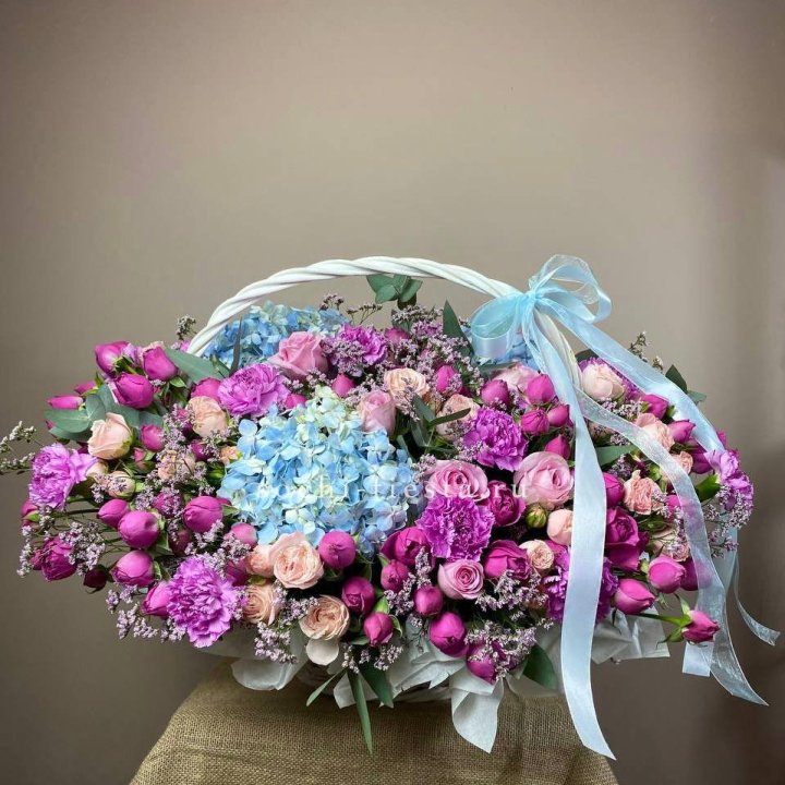 Авторская корзина "Лавандерия" в Калуге