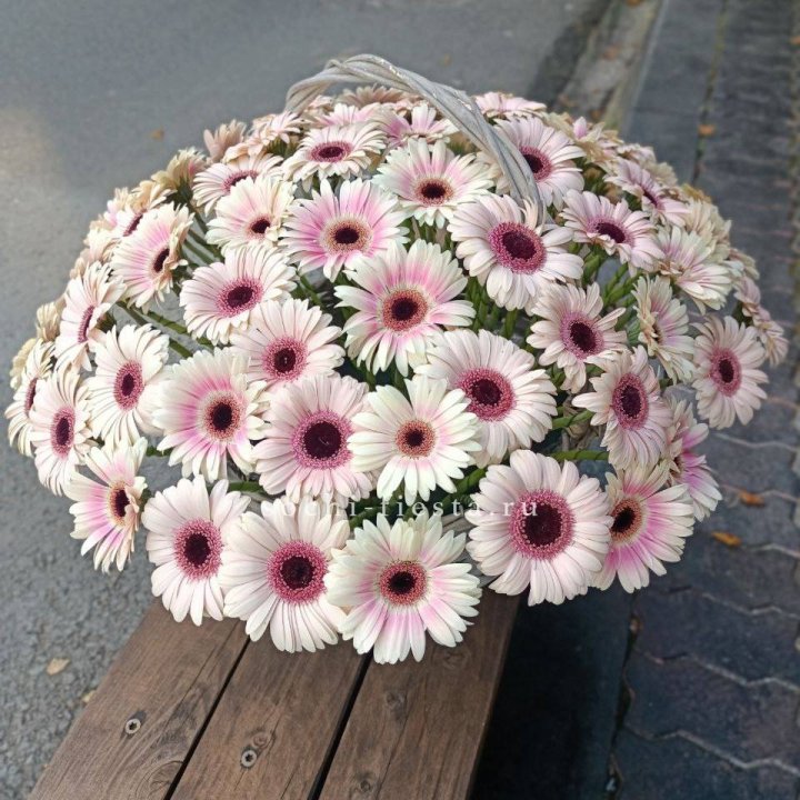 Корзина с герберами  в Калуге