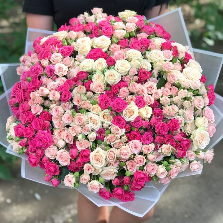 101 кустовая роза в Калуге