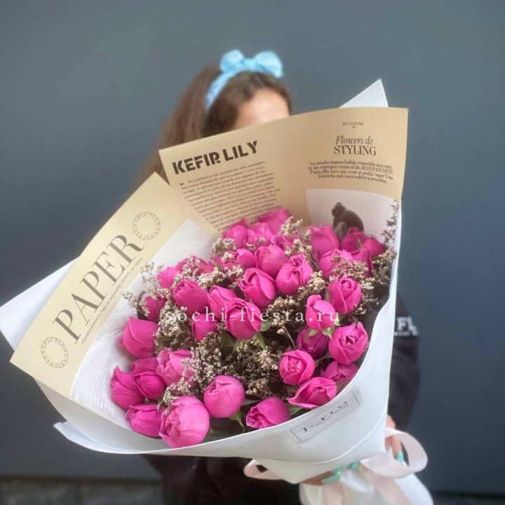 Пионовидные розы баблс №3 в Калуге