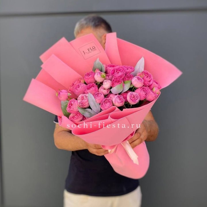 Пионовидные розы баблс №2 в Калуге