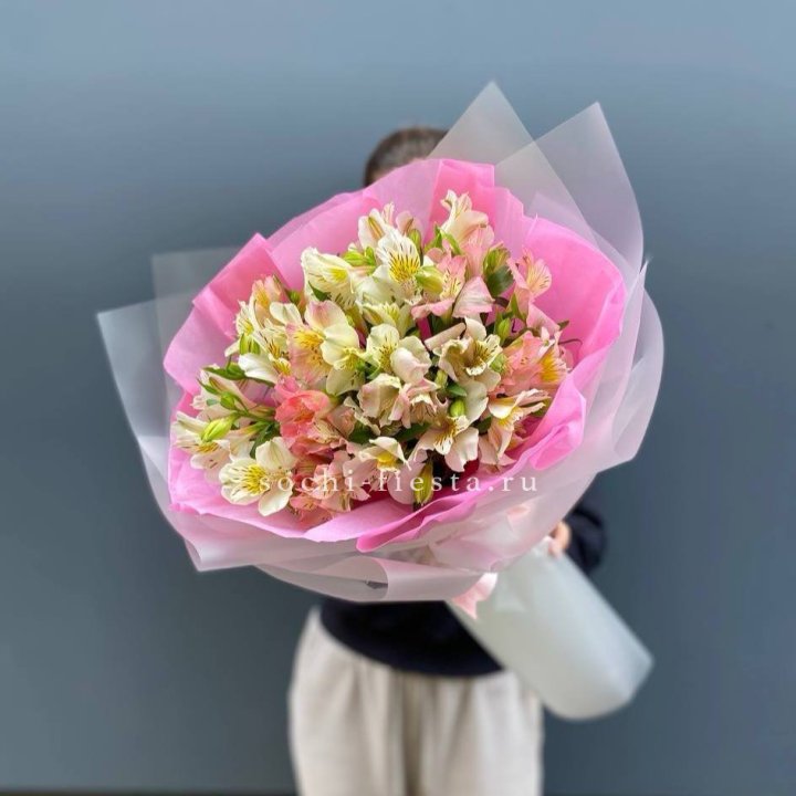 букет альстромерий "Черри" в Калуге