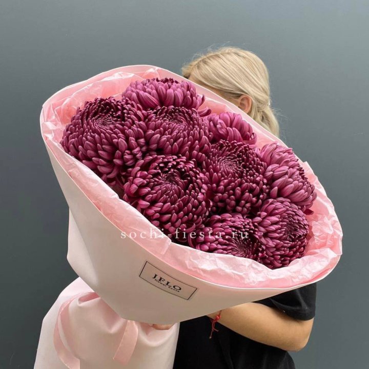 9 хризантем бигуди в Калуге