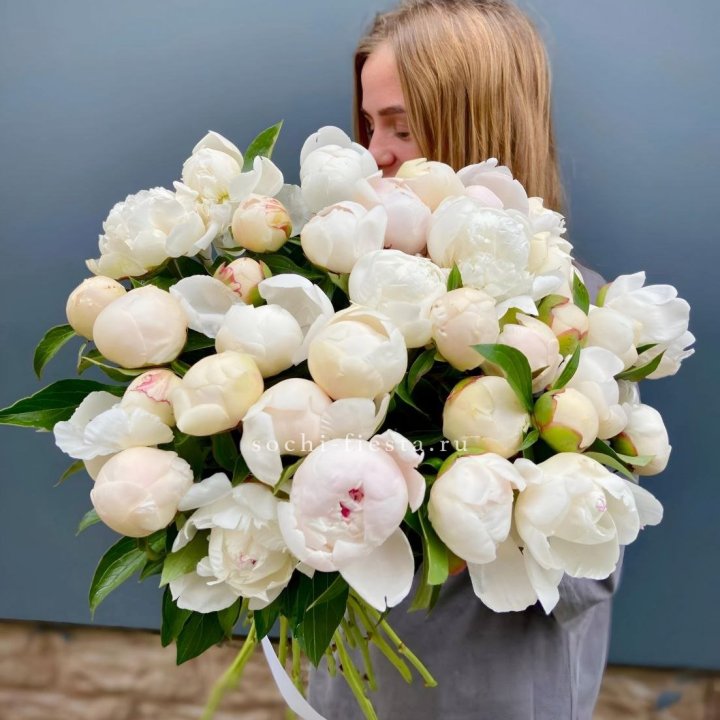 Охапка пионов в Калуге