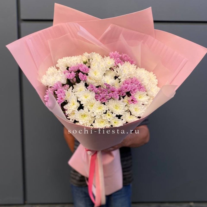  Букет хризантем- гигант  в Калуге