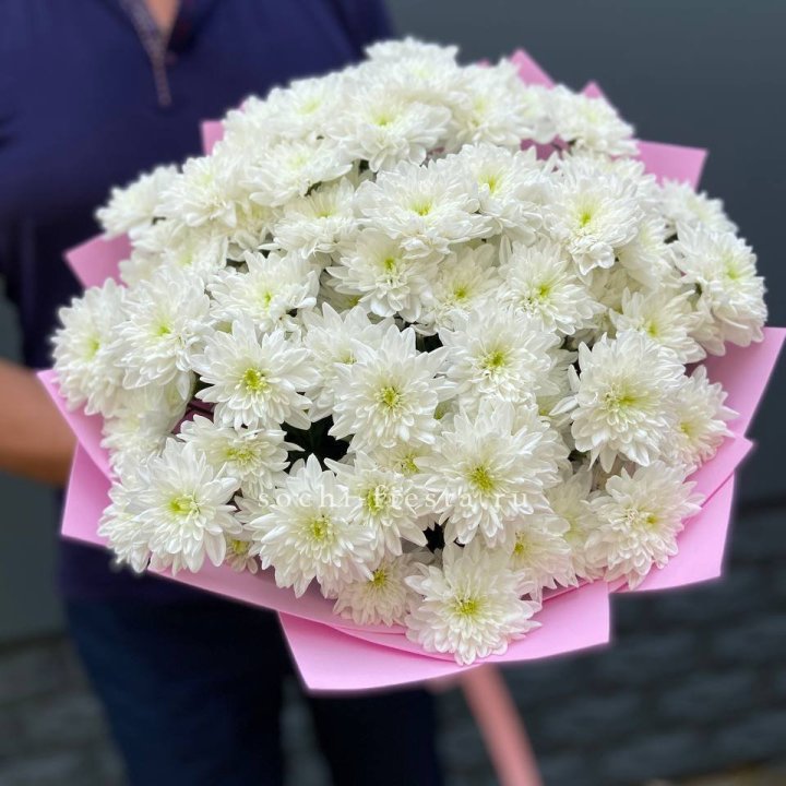  Букет 15 хризантем  в Калуге