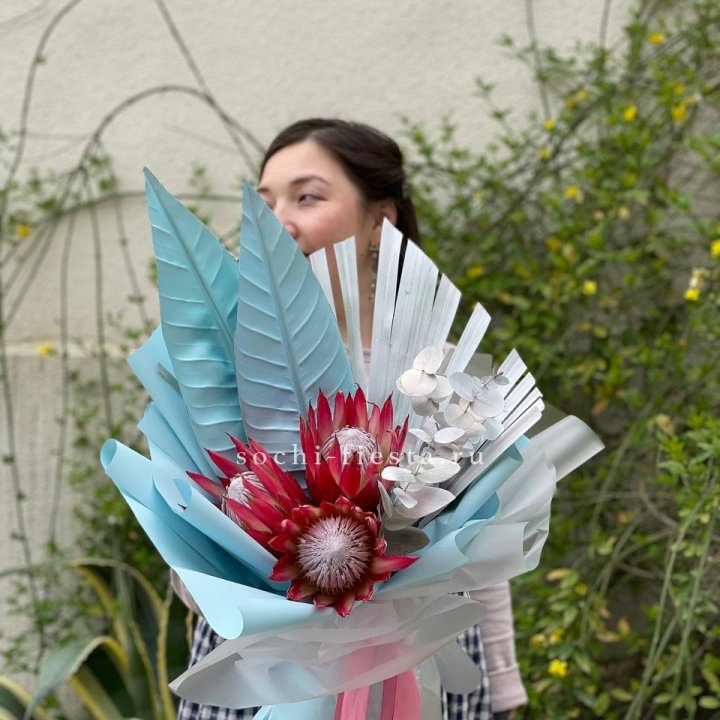 Букет из протеи "Клеопатра-2" в Калуге