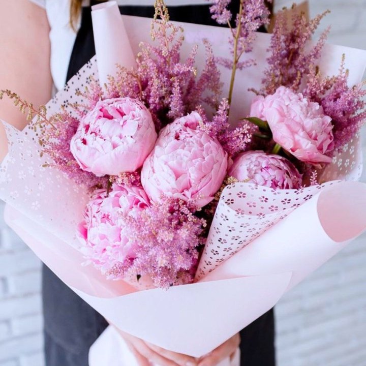 Букет пионов "Мелиса" в Калуге
