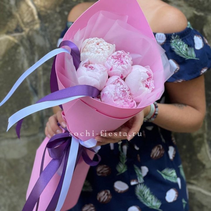 Букет пионов "НАЙ" в Калуге