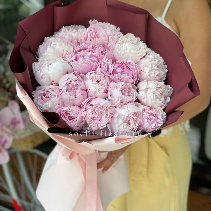 Букет с пионами №5 в Калуге