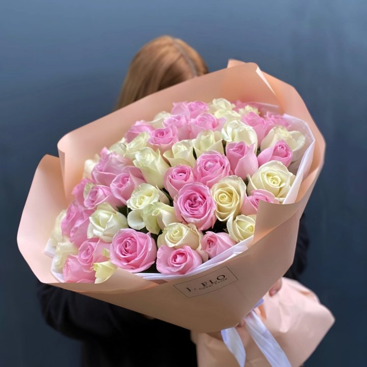 55 роз микс нежности в Калуге
