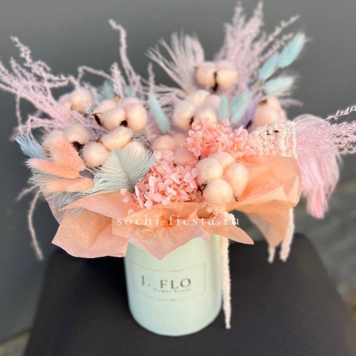 Авторский бокс с сухоцветами №3 в Калуге