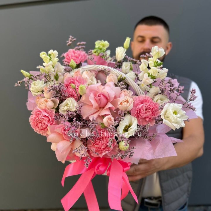 Цветочная корзина №1 в Калуге